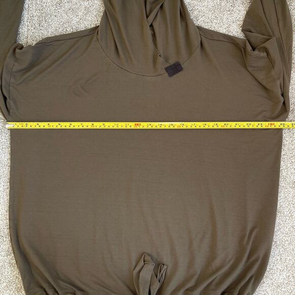 Henriette Steffensen Copenhagen Womens Hooded Top Drawstring Hem Sz Large - Picture 12 of 14